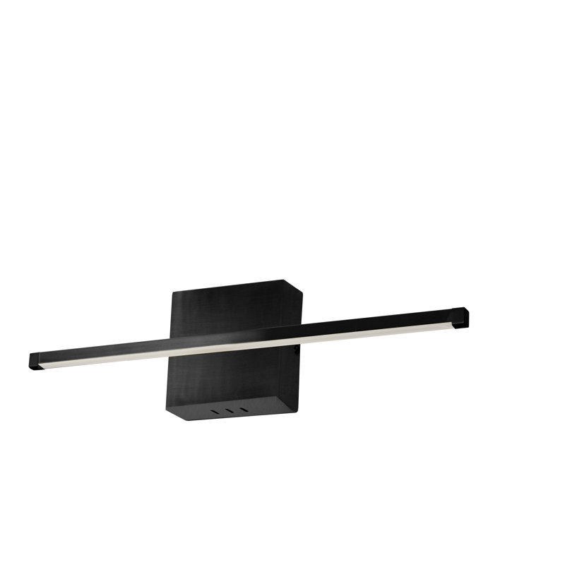 Bryanne LED Flush Mounted Sconce, Matte Black