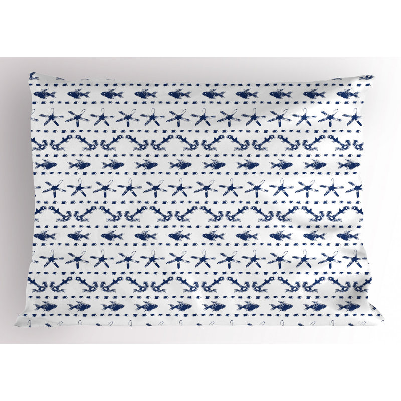 Starfish Polyester Sham Set, Twin