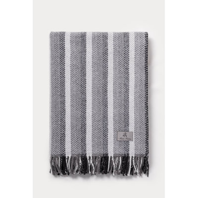 HERRINGBONE OMBRE Cotton Blend Throw