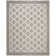 Caper Hand Woven Wool/Cotton Geometric Rug in Ivory/Gray