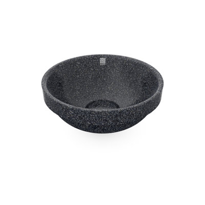 Woodio Soft40 15.748'' Wood Circular Bathroom Sink