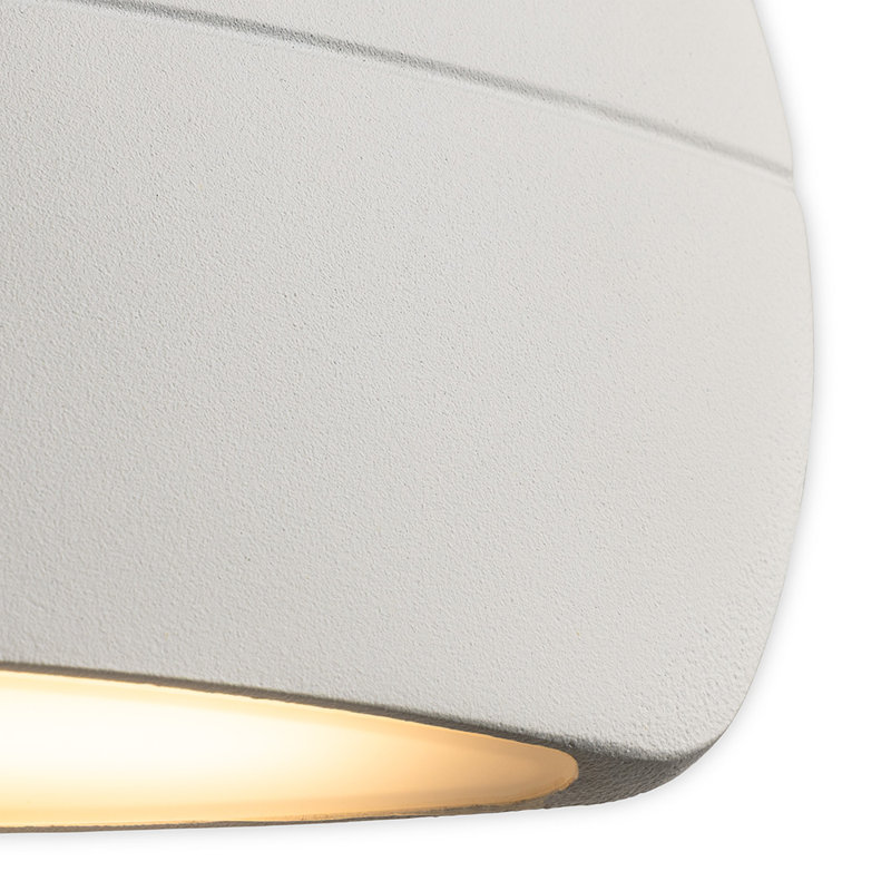 11cm H Integrated LED Outdoor Sconce, White