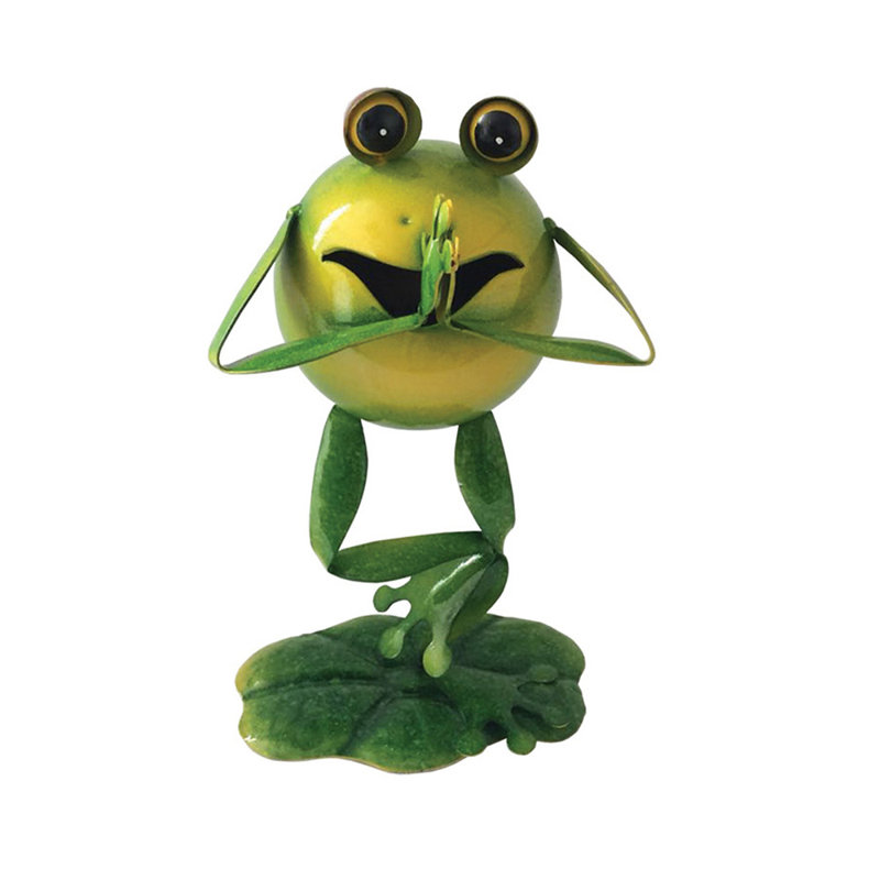 Art de jardin grenouille de fer Gomida