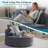53" Oversized Compression Round Chaise Longue Chair-494173182