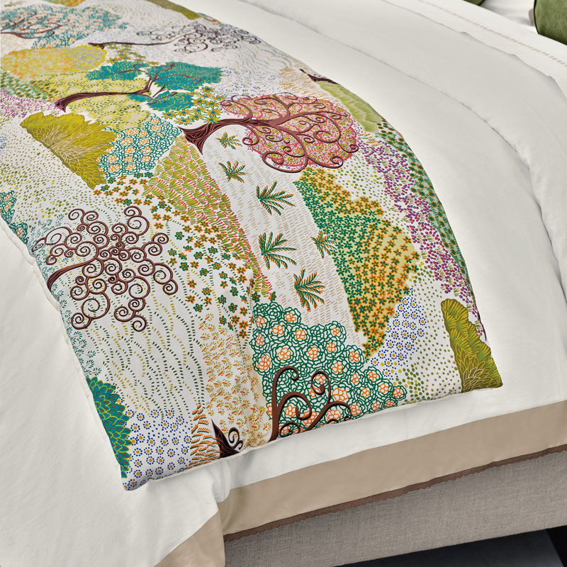 Ida Whimsical Bed Scarf, 25" H x 105" W