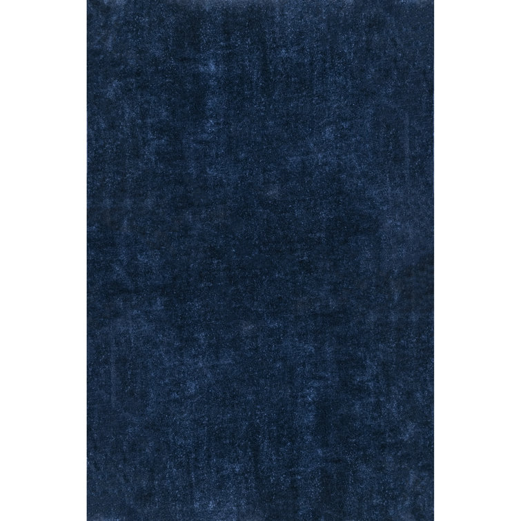 Loni Solid Machine Washable Shag Area Rug for Living Room Bedroom Dining Room Nursery