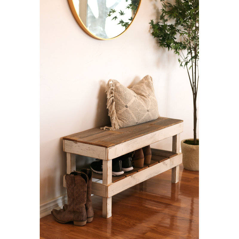 Apiffany Solid Wood Bench