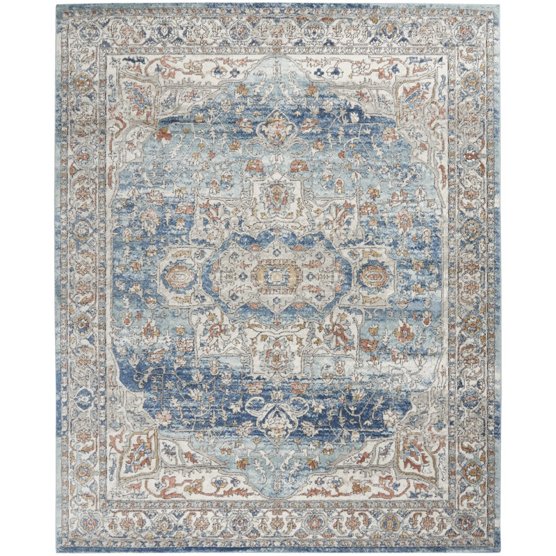 Tapis beige Freeda, Rectangle 6 pi 7 po x 9 pi 6 po