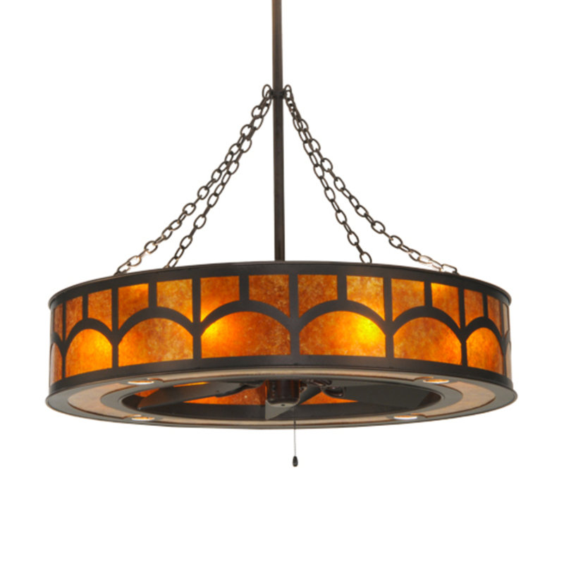 Mission Downrod Ceiling Fan