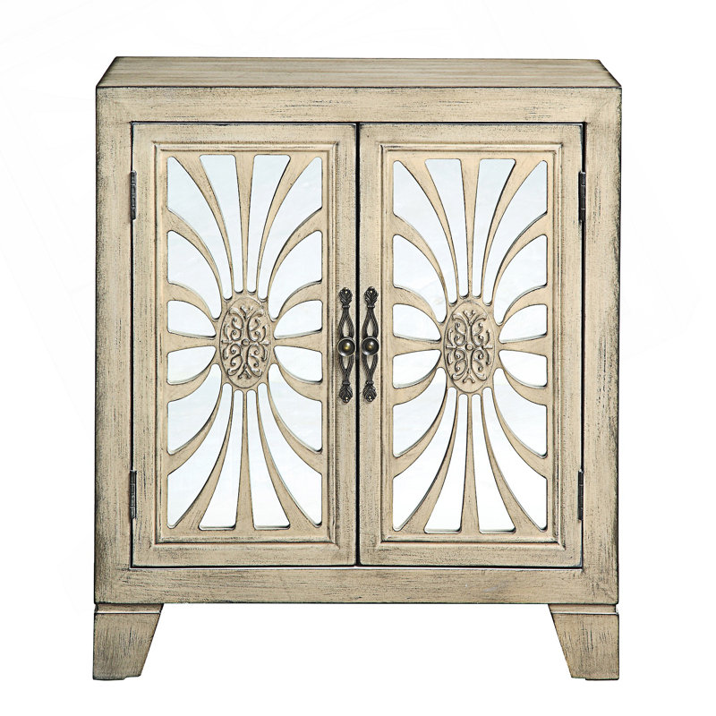 Transitional Rectangular Console Table With 2 Door, Hallway Table