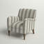 Lila 75 Cm Wide Coastal Farmhouse Armchair-1464950549
