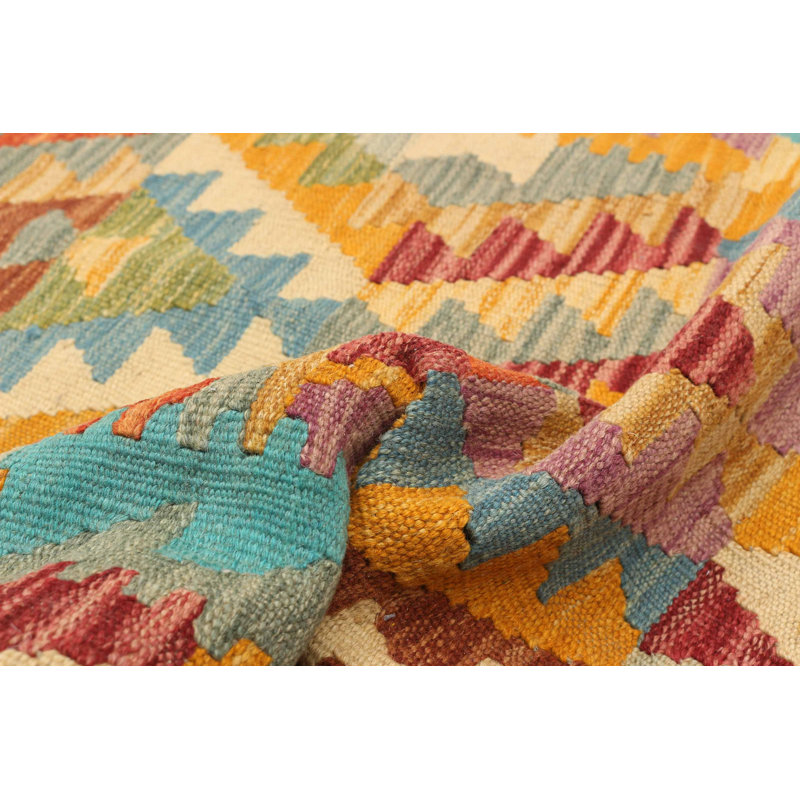 Tapis rectangulaire en laine 2 pi 7 po x 4 pi 3 po Priyen