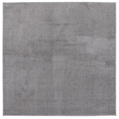 Tapis de couleur unie antidérapant Briag