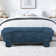 Cineus Oval Fabric Upholstered Storage Ottoman