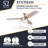 Statham 52" Ceiling Fan with LED Light-1611068897