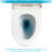 Ceramic One Piece Toilet - Strong Flushing Power, White Ceramic, 30 In. D X 16.62 W 29.6 H With Stable Structure Silent Flushing, White,