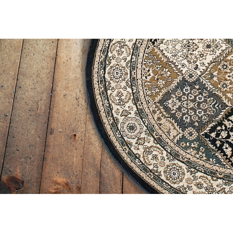 Mishawaka Oriental Indoor Rug, Round 5'3"