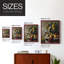 Reproduction encadrée FLORAL Series DCCxxxi - bois massif-849034029-849034024