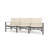 Jasper 86'' Wide Straight Wicker Patio Sofa