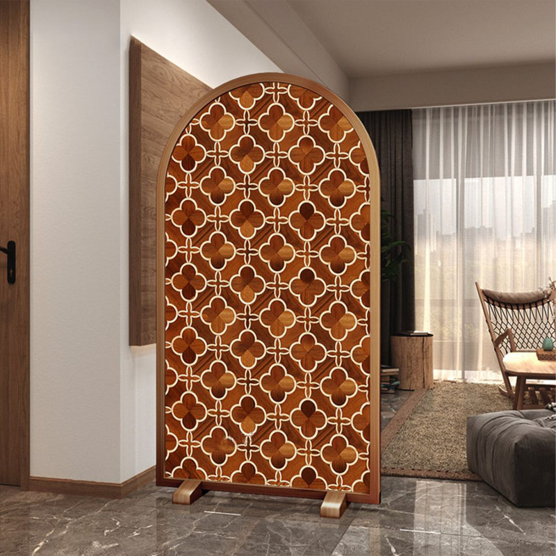 Cloison 1 pièce en bois massif, H 70,87 po x l 55,12 po x P 1,57 po