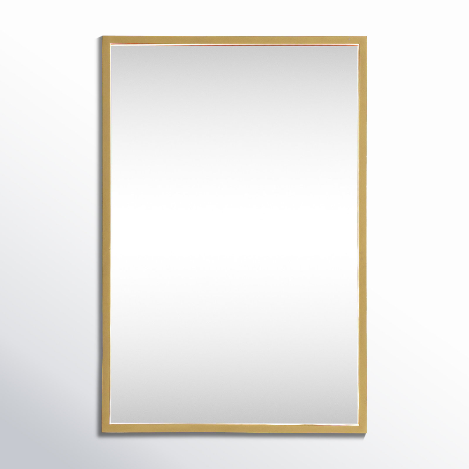 Piche Aluminum Mirror, Brass, 20" x 30"