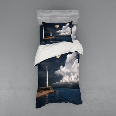 Lighthouse Coastal Duvet Cover