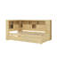 Lit de jour simple en bois avec tablettes, USB et lit gigogne-1384005919