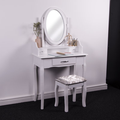 Muskoka Dressing Table with Mirror
