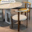 Ensemble de 2 chaises d'appoint 23,62 "Beige