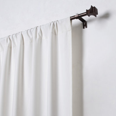 Zayd Adjustable Single Curtain Rod