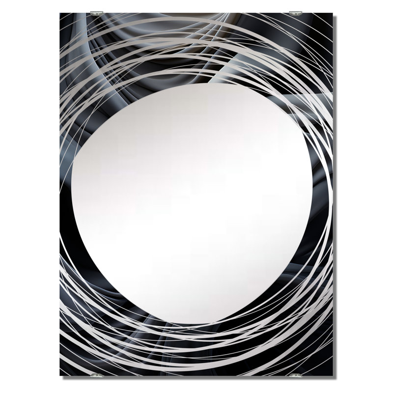 Grand miroir mural Gaumer - Collages abstraits MIR131686, 40 po x 30 po