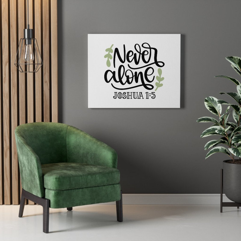 Never Alone Joshua - Wrapped Canvas Print, 61cm H x 76cm W