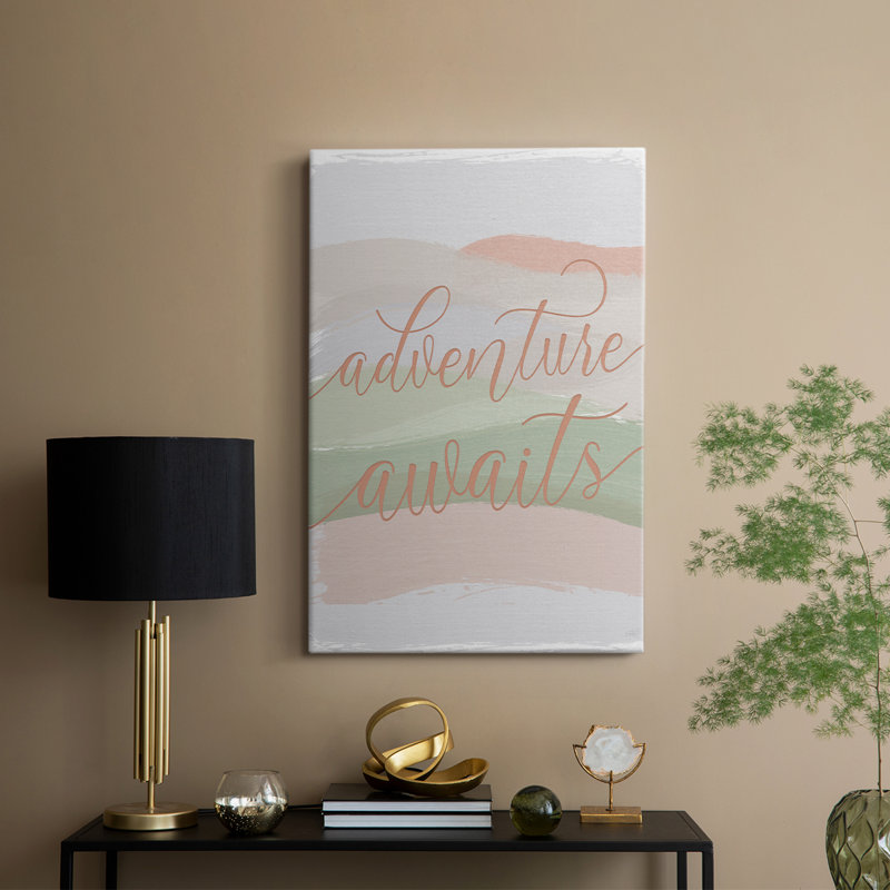 L'aventure vous attend - Cavas enveloppés de galerie, H 48 po x l 32 po
