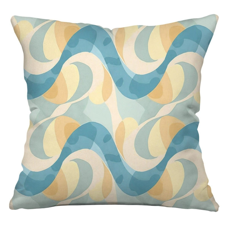 Coussin géométrique, H 26 po x l 26 po