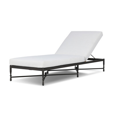 Breton Outdoor Chaise-Alessi Linen by Amber Lewis x Four Hands