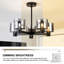 Glass Semi Flush Mount