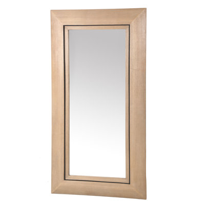 Tenric Large Rectangle Wood Mirror