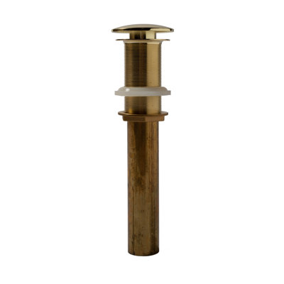 SinkSense 1.5" Pop-Up Sink Drain in Satin Gold – No Overflow