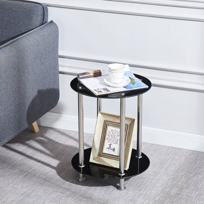 Table de bout en verre Fetih