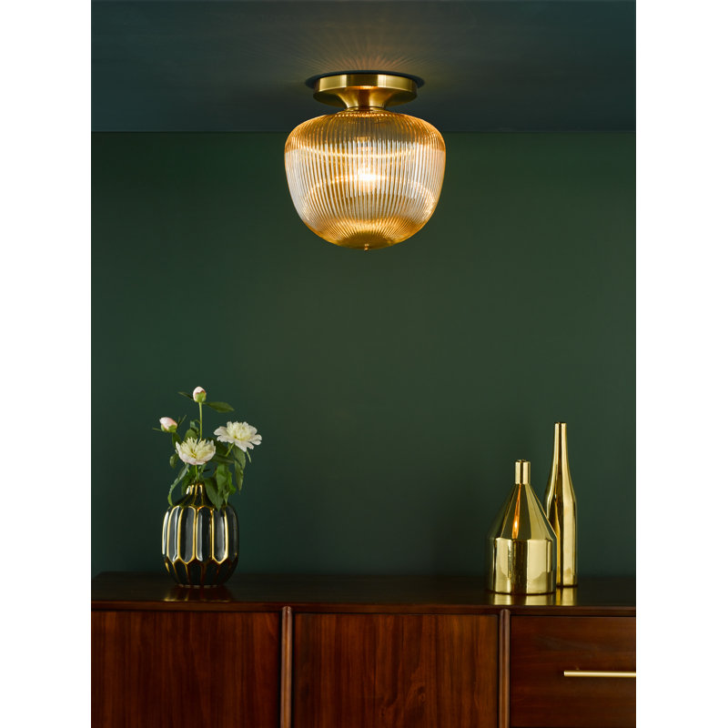 Flush Mount, Brushed Bronze