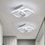 Dailee Acrylic LED Semi Flush Mount