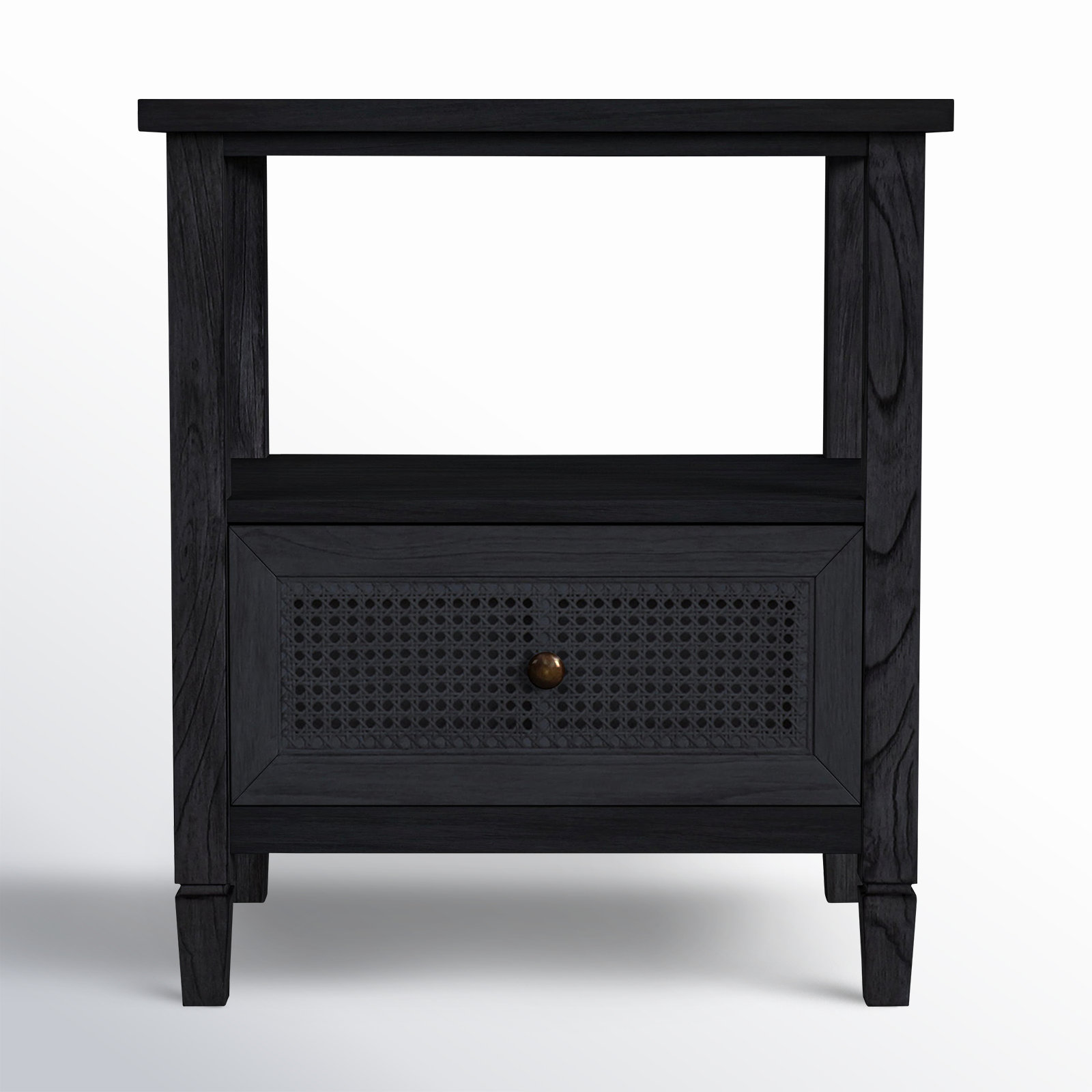 Charleston Nightstand, Washed Black