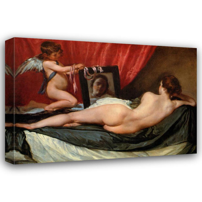La toilette de Vénus («The Rokeby Venus»), H 17 po x l 24 po