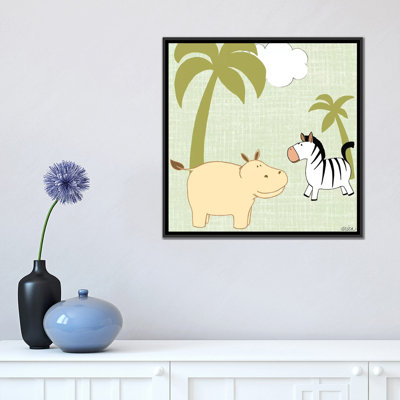 «Baby Jungle III» par June Erica Vess, reproduction d'art sur toile tendue