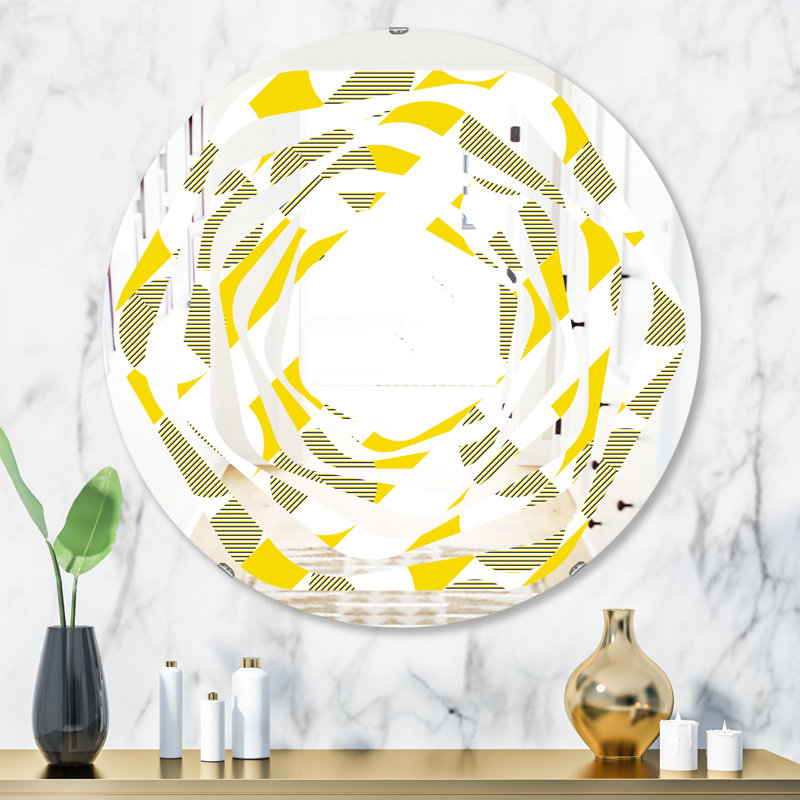 Miroir mural Whirl, H 31,5 po x l po