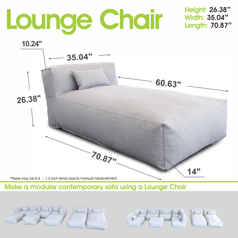 Chaise longue d'extérieur Adeen, chaise longue de piscine avec coussin inclus pour jardin, piscine et terrasse., Gris clair
