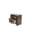 Table de chevet en chêne gris avec 24 po x 16 po H 24 po, bois fascinant H 24 po