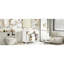 Meuble-lavabo blanc en céramique blanche, armoire en bois massif 36 po, 4 tiroirs et 2 portes, meuble-lavabo moderne et élégant avec lavabo et finition,-721317836