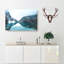Mountain Range Reflection - Wrapped Canvas-56630277
