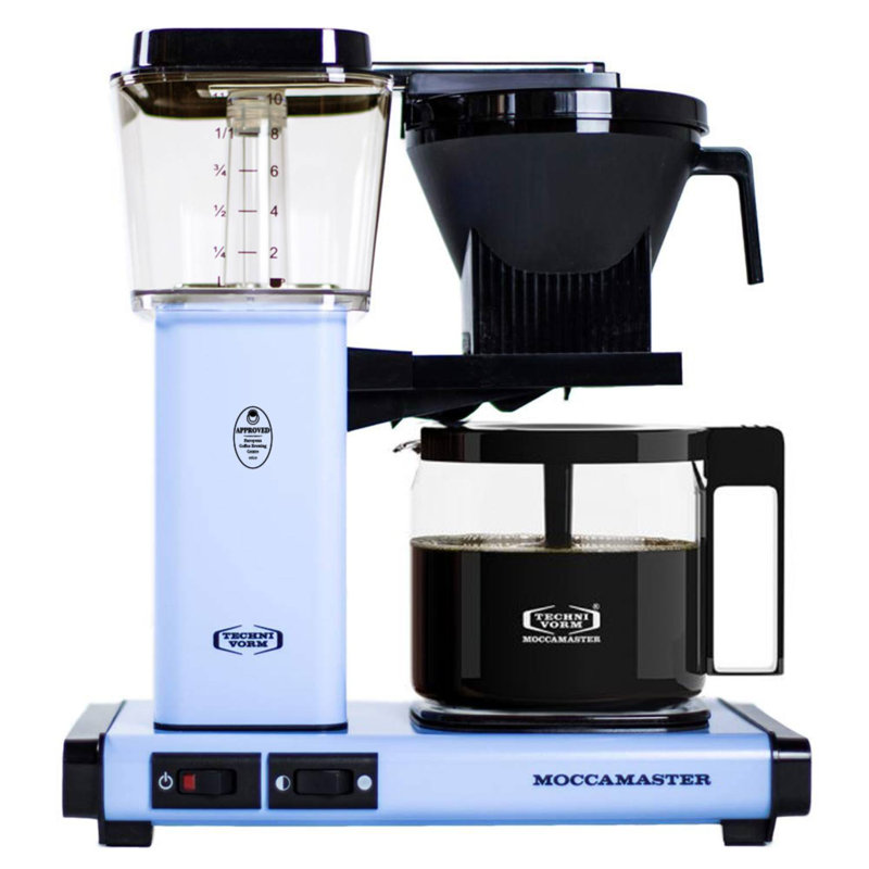 Cafetière 10 tasses Moccamaster, Bleu ciel